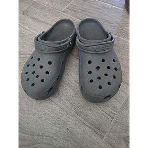 Crocs Classic Clog Slate Grey Mens 9 Womens 11 Unisex Slip On Sandals